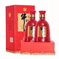 牛栏山 二锅头 45%vol 浓香型白酒 500mL*2瓶 陈酿15优级+礼袋