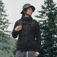  QIAODAN/乔丹 复合绒 男士风衣  黑色