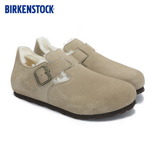 BIRKENSTOCK勃肯德国男女款绒面London Shearling毛毛鞋