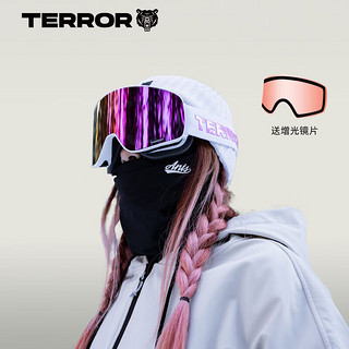 TERROR 磁吸雪镜滑雪眼镜护目镜防雾 送增光镜片