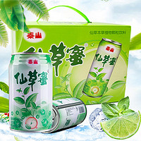 泰山 TAISHAN 泰山啤酒 仙草蜜330ml*12罐