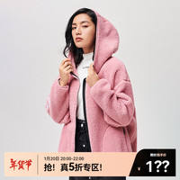 伯希和抓绒衣男女秋冬季羊羔绒卫衣连帽bf宽松加绒开衫摇粒绒外套