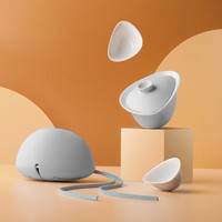 熊与杨虎口盖碗强化瓷陶瓷旅行茶具套装便携收纳户外家用泡茶套装