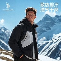 百亿补贴：U.S. POLO ASSN. 秋冬款冲锋衣三合一可拆卸防风防水保暖夹克外套