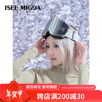 ISEE MIGGA滑雪镜雪季护目镜登山镜男女防风防雾镜子防护镜 暮岩灰