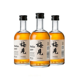 88VIP：梅见 青梅酒梅子酒12度330ml*3瓶白梅见果酒低度微醺酒