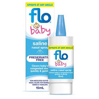 Flo Baby 婴儿盐水滴鼻喷雾  15ml（通鼻塞）0-2岁