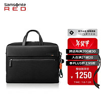 新秀丽（Samsonite）公文包电脑包大容量笔记本包13.3英寸NZ3*09002 黑色