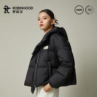 鸭绒羽绒服男女高端款短款外套百搭冬季特厚极寒外套