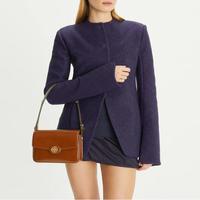 TORY BURCH ROBINSON系列漆皮两用手提斜挎单肩邮差包