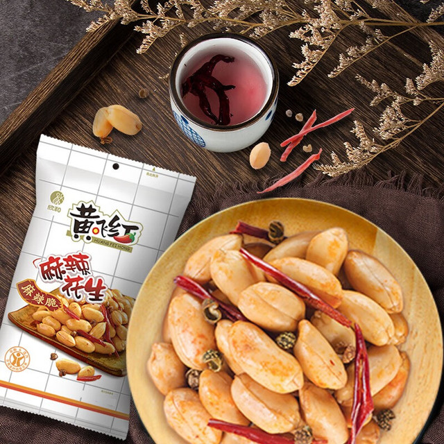 今日必买：黄飞红 麻辣花生 25g*18袋
