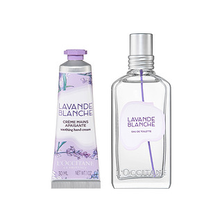 L'OCCITANE 欧舒丹 白色薰衣草香氛套装（淡香水50ml+护手霜30ml）