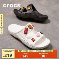 crocs卡骆驰拖鞋轻便耐磨贝雅凉鞋男女同款透气休闲鞋|207627  37 /38(230mm)