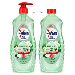 奥妙 酵素餐具净洗洁精 白茶柠檬草 1kg*2瓶