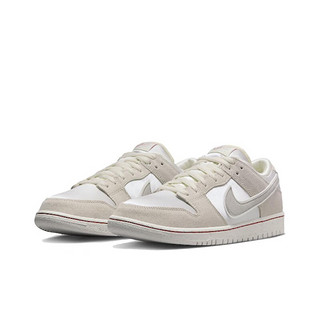 耐克（NIKE）SB DUNK LOW男女运动休闲低帮滑板鞋 灰白 FZ5654-100 40.5