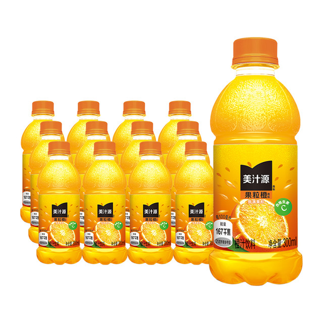 88VIP：美汁源 果粒橙 300ml*24瓶