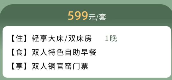 全程不加价！隔壁就是长沙的“大唐不夜城”！长沙铜官窑新华联丽景酒店 轻享房1晚（含双早+铜官窑门票）