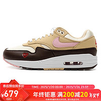 NIKE 耐克 女子 AIR MAX 1 87运动休闲鞋FZ4346-200/白卡其粉 39