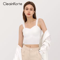 CLEAINKORTE 2023内搭吊带外穿女新款洋气背心高档上衣吊带女背心吊带带胸垫