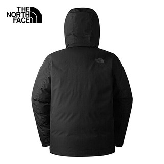 The North Face北面羽绒服男户外600蓬鹅绒高蓬保暖外套83UM 黑色/JK3 XXL