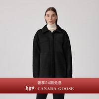 加拿大鹅(Canada Goose)Simcoe 女士羊羔绒衬衫夹克羊毛抓绒上衣大鹅外套 6845W 61
