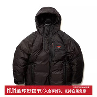 NANGA【24年】羽绒服男女款加厚鹅绒860FP防泼水保暖羽绒服 黑色 尺码偏大 2XL(尺码偏大,选小一码)
