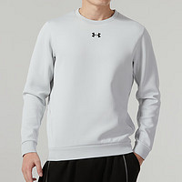 安德玛（Under Armour）男子休闲舒适纯色时尚圆领运动卫衣 23600306-100 23600306-009 4XL