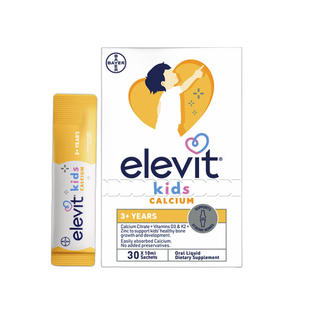 elevit 爱乐维 高钙液体钙 苹果味 10ml*30条