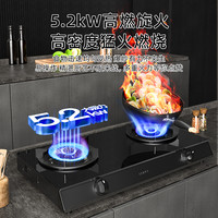 康佳 厨热大火力燃气灶家用厨房煤气灶双台灶具天然气