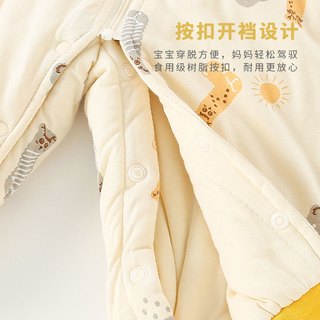 猫人婴儿衣服冬装连体衣加厚棉服宝宝哈衣新生儿夹棉外出服秋冬季