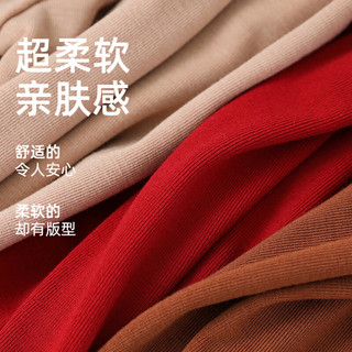 俞兆林打底衫女双侧褶皱圆领显瘦长袖套头T恤上衣内搭早秋冬季百搭修身 黑色