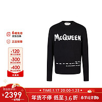 ALEXANDER MCQUEEN 亚历山大麦昆 情侣款棉质圆领套衫 626454 Q1WZL