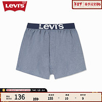 李维斯 Levi's 新款男士纯色简约针织短裤内裤87620-0020 蓝色 1条 L