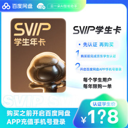 百度 网盘超级会员年卡