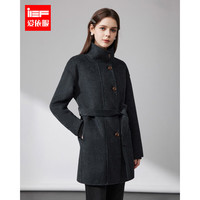 IEF/爱依服毛呢大衣女2024新款秋冬季时尚百搭中长款外套