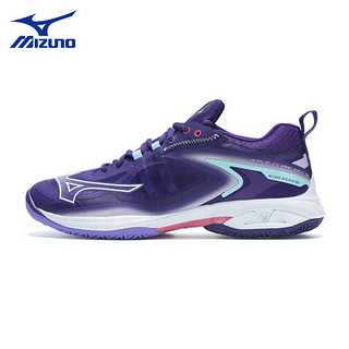 美津浓（MIZUNO）WAVE CLAW鹰爪3专业羽毛球鞋男女款比赛鞋轻量减震防滑运动鞋 初号紫 WAVE CLAW NEO 3 25年 45 =295mm