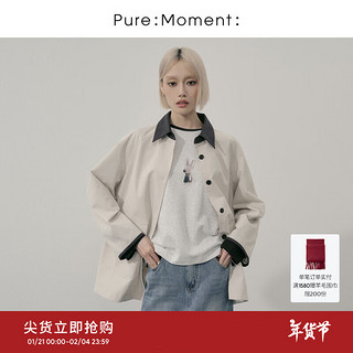 Pure:Moment:商场同款24秋新品T恤4F3401501X