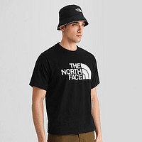 THE NORTH FACE 北面 春夏短袖T恤男户外运动透气印花LOGO JK3（黑色） L