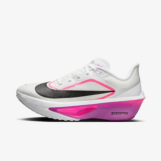 NIKE 耐克 女鞋ZOOM FLY 6 白紫粉 运动鞋碳板回弹跑步鞋FN8455-101