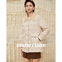 嘉人 Marie Claire 女式羽绒服鸭绒2024冬季小个子高级感外套都市休闲