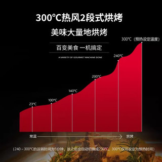 日立 MRO-W1000ZC 微蒸烤多功能一体机 30L 石墨黑 微波炉