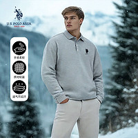 百亿补贴：U.S. POLO ASSN. U.S. POLO ASSN春秋季刺绣POLO衫男士休闲翻领长袖男宽松纯棉上衣