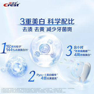  Crest/佳洁士 双色锁白系列 美白 牙膏  茉莉山茶 120g