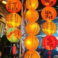 新年古风国风装饰挂饰发光连串灯笼福字商场布置国潮挂件场景布置