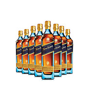 88VIP：尊尼获加 JOHNNIE WALKER 蓝牌 调和型威士忌 500ml*8瓶 礼盒装