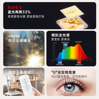 木林森照明落地护眼灯全光谱台灯学习大路灯儿童书桌小路灯