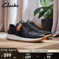 Clarks其乐女鞋春夏舒适透气运动鞋休闲鞋女小白鞋  261720034
