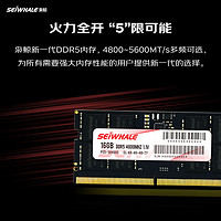 百亿补贴：枭鲸 笔记本电脑内存条ddr5 16GB  5600MHz 兼容4800