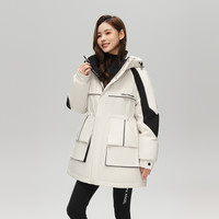 雪中飞 SNOWFLYING【版型舒适】款秋冬户外都市休闲风简约穿搭羽绒服男女同款