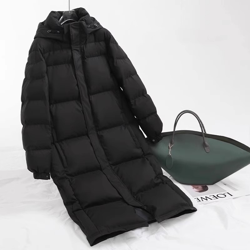 中戏羽绒服男女超长过膝加厚2024年新冬明星同款时尚保暖外套